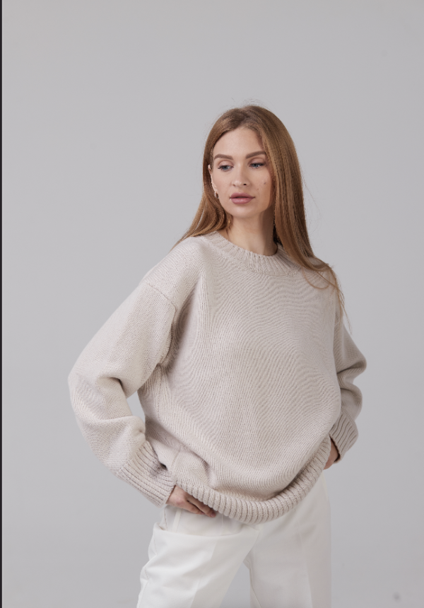 MERINO VILNAS DŽEMPERIS OVERSIZE “CLASSIC”
