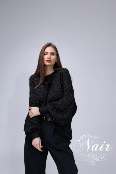 KIDMOHĒRAS KARDIGĀNS DIAMONDS AR FLITERIEM