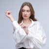 100% ZĪDA OVERSIZE KREKLS - Image 9