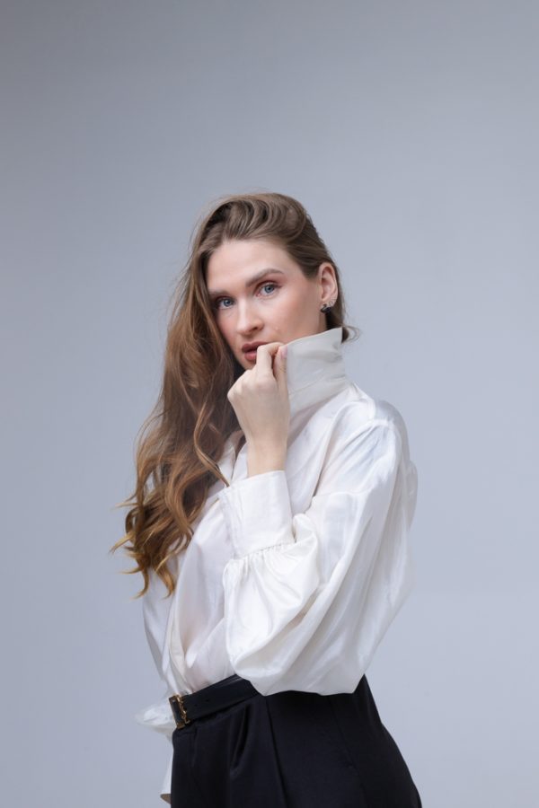 100% ZĪDA OVERSIZE KREKLS - Image 3