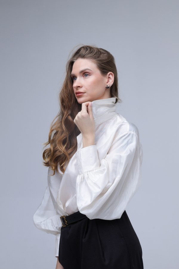 100% ZĪDA OVERSIZE KREKLS