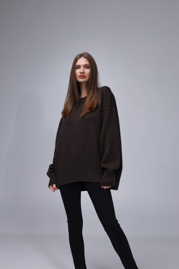 MERINO VILNAS DŽEMPERIS OVERSIZE "NIKOLE" - Image 6