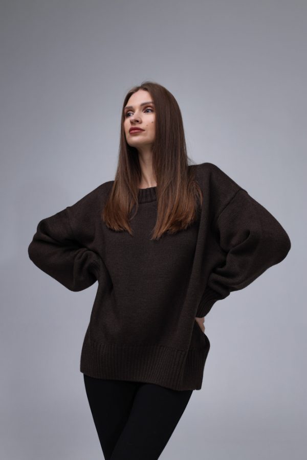 MERINO VILNAS DŽEMPERIS OVERSIZE "NIKOLE" - Image 5