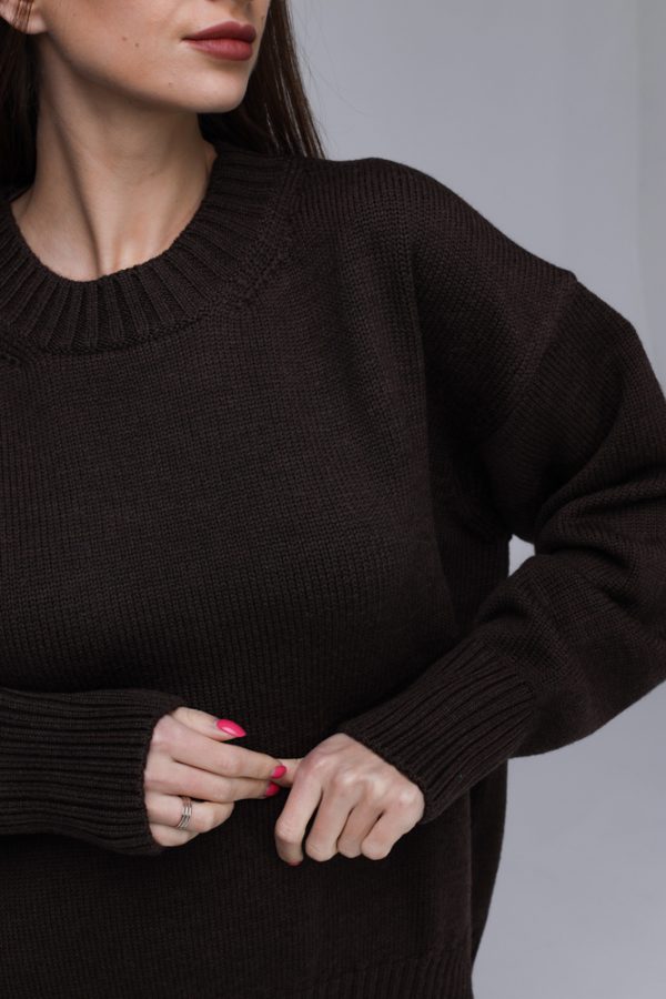 MERINO VILNAS DŽEMPERIS OVERSIZE "NIKOLE" - Image 2