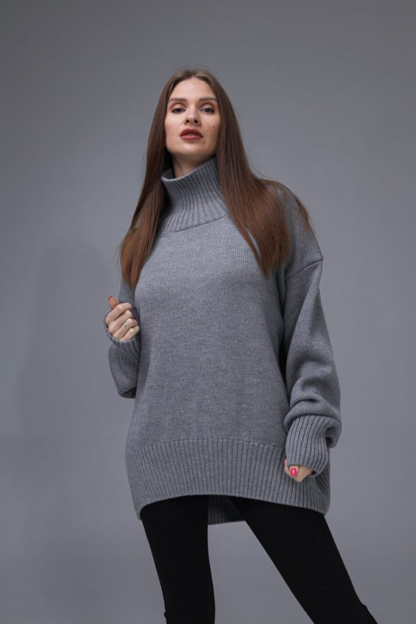MERINO VILNAS DŽEMPERIS OVERSIZE "NIKOLE" - Image 6