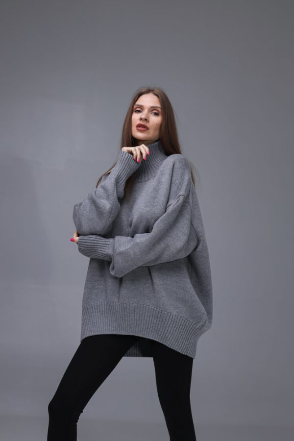 MERINO VILNAS DŽEMPERIS OVERSIZE "NIKOLE" - Image 2