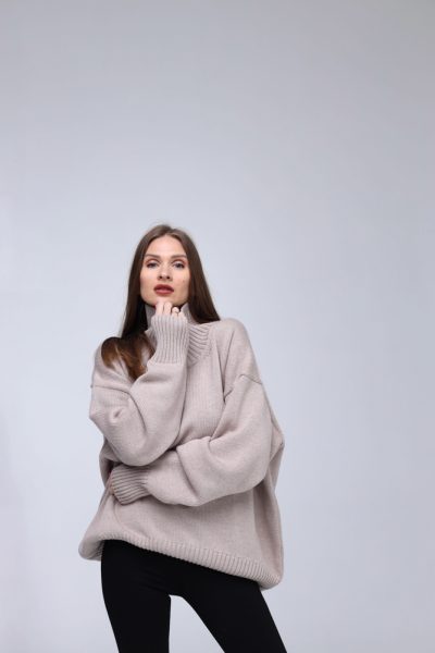 MERINO VILNAS DŽEMPERIS OVERSIZE "NIKOLE"