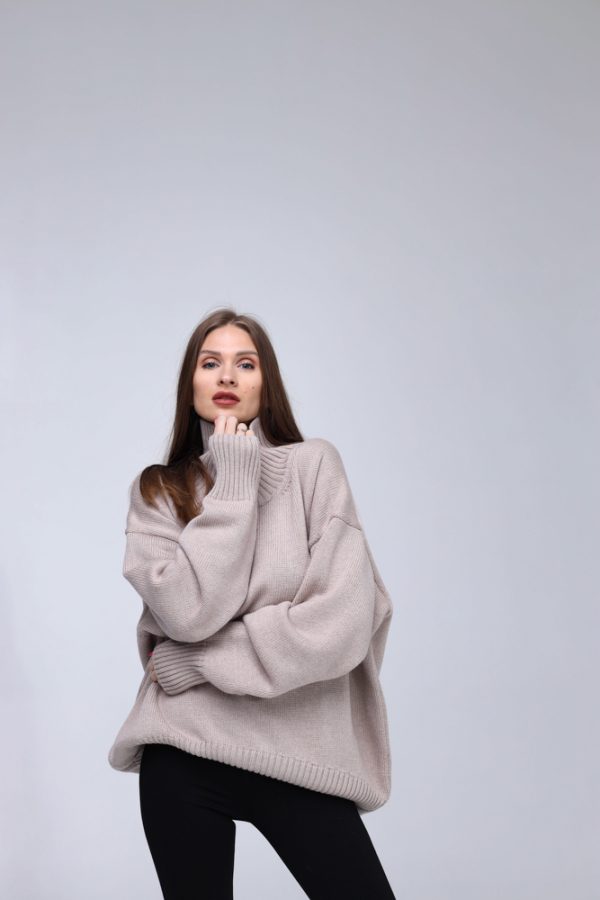 MERINO VILNAS DŽEMPERIS OVERSIZE "NIKOLE"