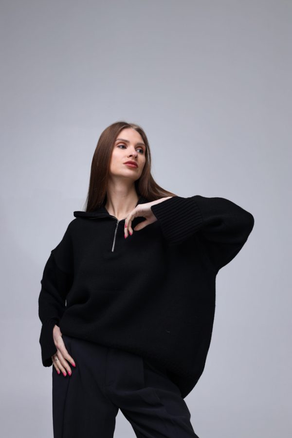 MERINO VILNAS DŽEMPERIS OVERSIZE "VIKTORY" - Image 6