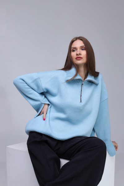 MERINO VILNAS DŽEMPERIS OVERSIZE "VIKTORY"