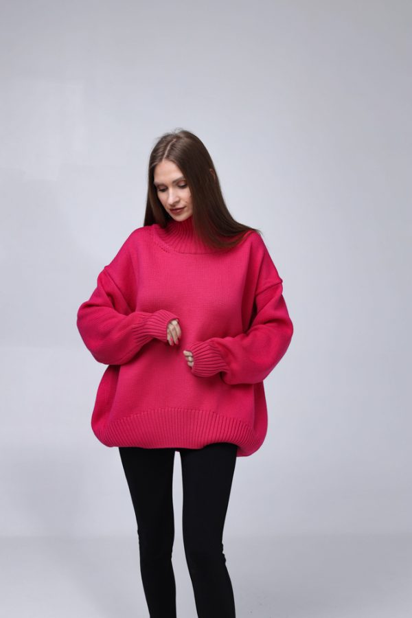 MERINO VILNAS DŽEMPERIS OVERSIZE "NIKOLE" - Image 2