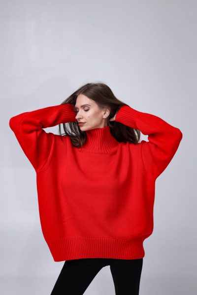 MERINO VILNAS DŽEMPERIS OVERSIZE "NIKOLE"