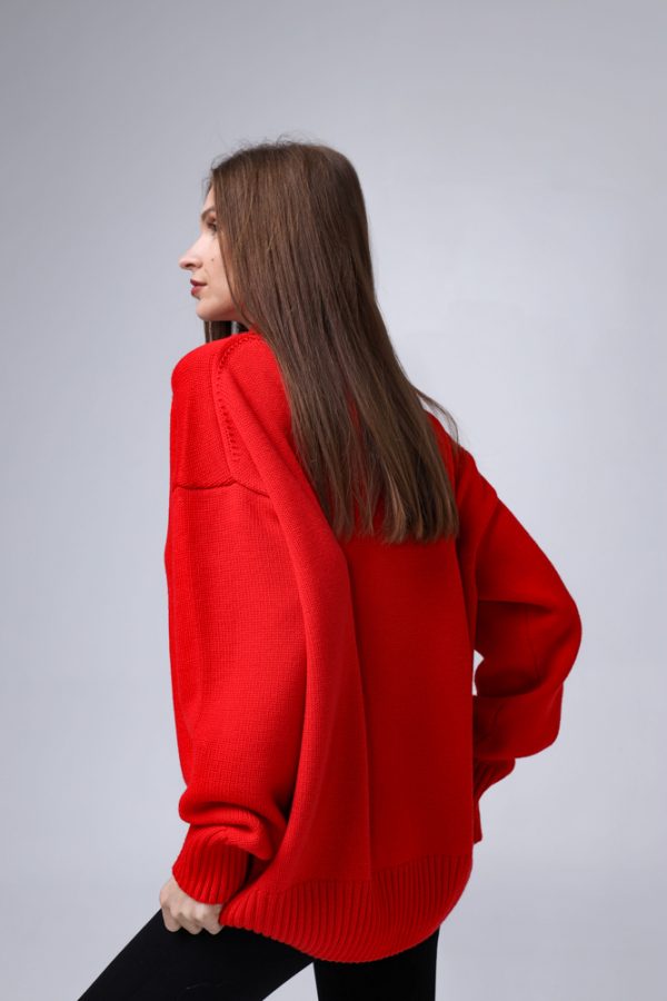 MERINO VILNAS DŽEMPERIS OVERSIZE "NIKOLE" - Image 3