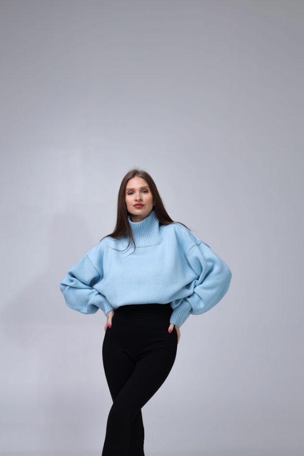 MERINO VILNAS DŽEMPERIS OVERSIZE "NIKOLE" - Image 5
