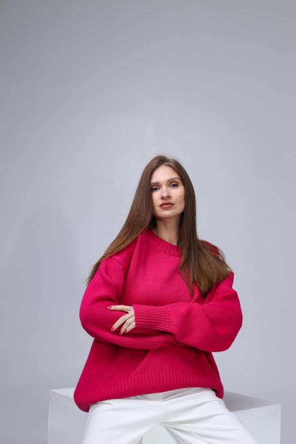 MERINO VILNAS DŽEMPERIS OVERSIZE "NIKOLE" - Image 2
