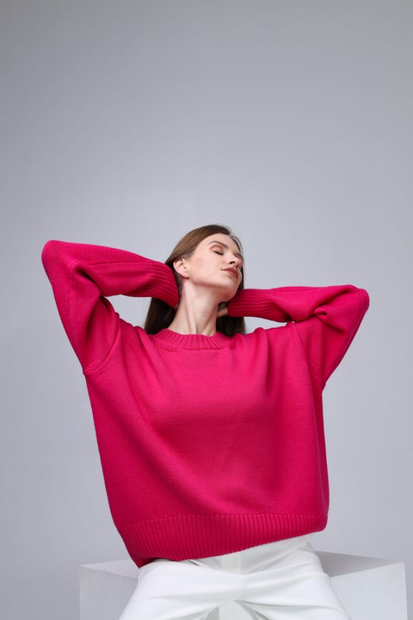 MERINO VILNAS DŽEMPERIS OVERSIZE "NIKOLE" - Image 4