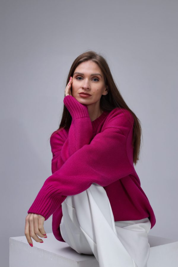 MERINO VILNAS DŽEMPERIS OVERSIZE "NIKOLE"