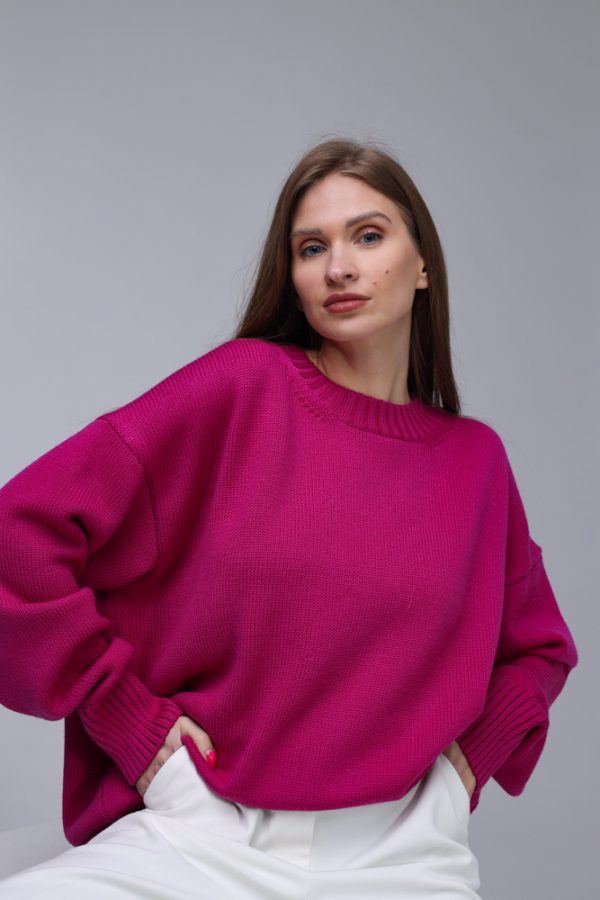 MERINO VILNAS DŽEMPERIS OVERSIZE "NIKOLE" - Image 2