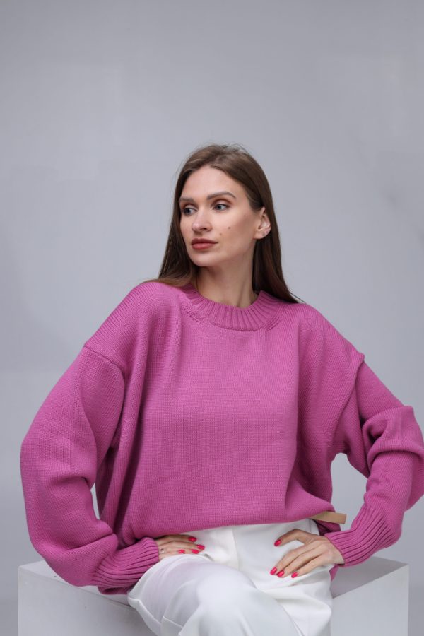 MERINO VILNAS DŽEMPERIS OVERSIZE "NIKOLE" - Image 4
