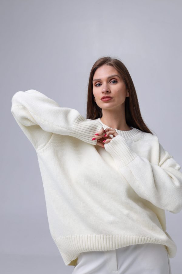 MERINO VILNAS DŽEMPERIS OVERSIZE "NIKOLE" - Image 5