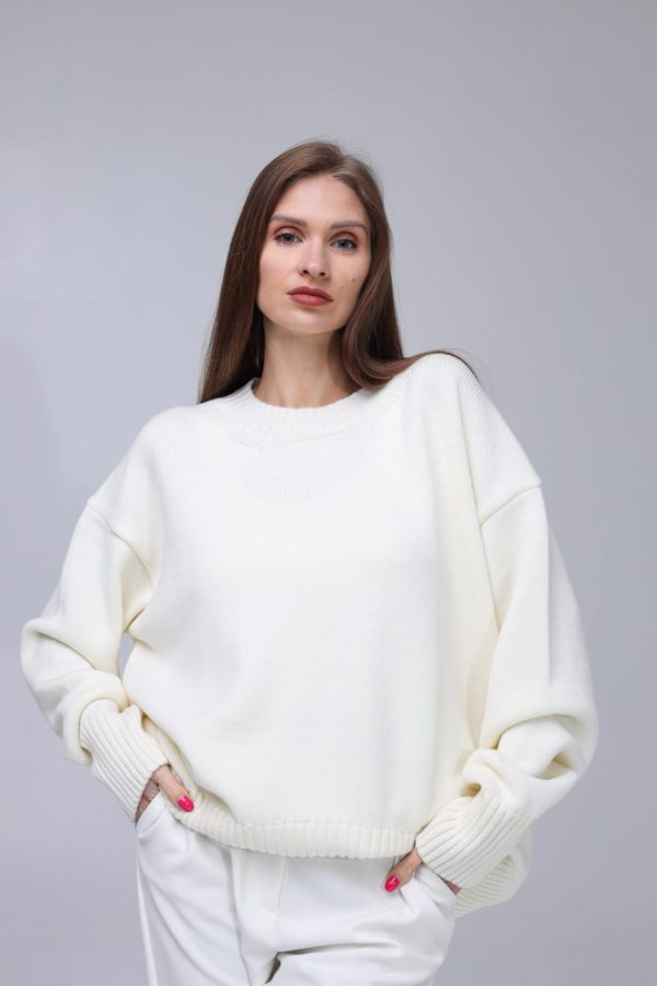 MERINO VILNAS DŽEMPERIS OVERSIZE "NIKOLE" - Image 4