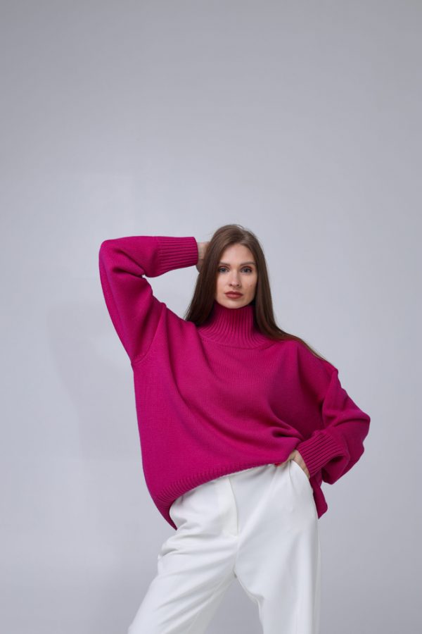 MERINO VILNAS DŽEMPERIS OVERSIZE "NIKOLE" - Image 11