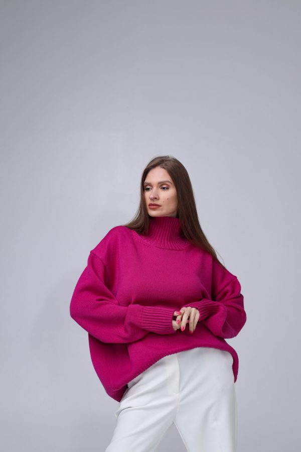 MERINO VILNAS DŽEMPERIS OVERSIZE "NIKOLE" - Image 10