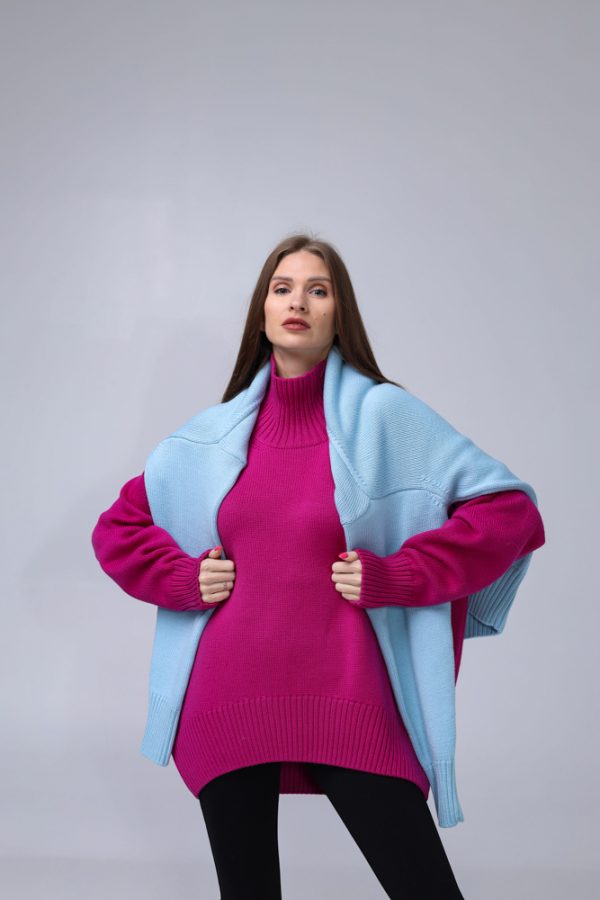 MERINO VILNAS DŽEMPERIS OVERSIZE "NIKOLE" - Image 5