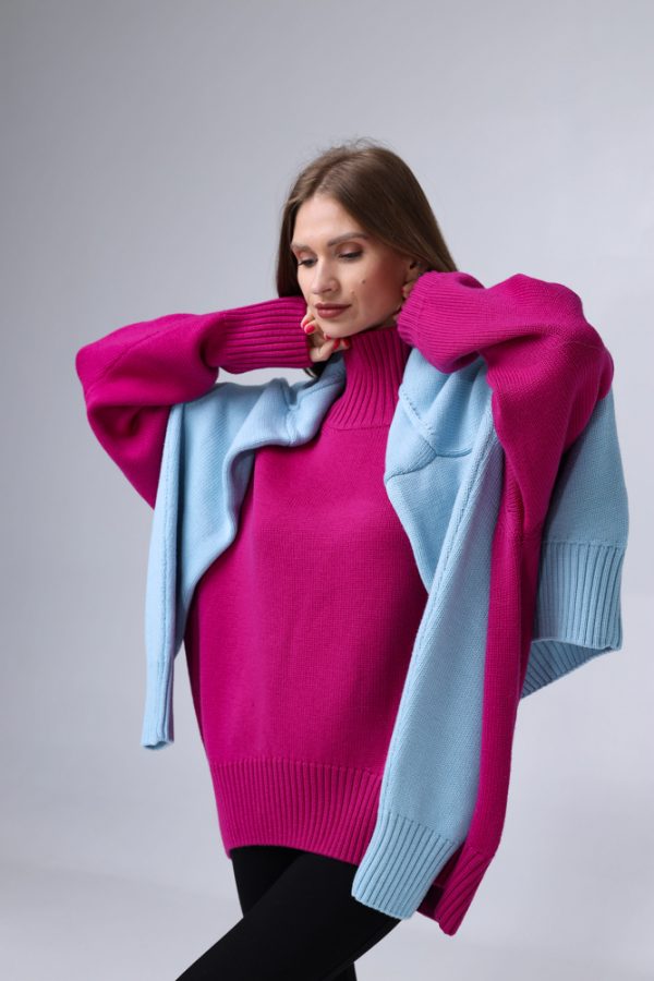 MERINO VILNAS DŽEMPERIS OVERSIZE "NIKOLE" - Image 4