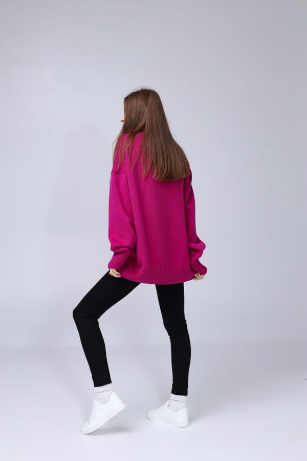 MERINO VILNAS DŽEMPERIS OVERSIZE "NIKOLE" - Image 3