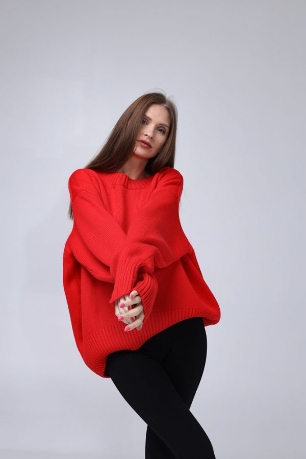 MERINO VILNAS DŽEMPERIS OVERSIZE "NIKOLE" - Image 6