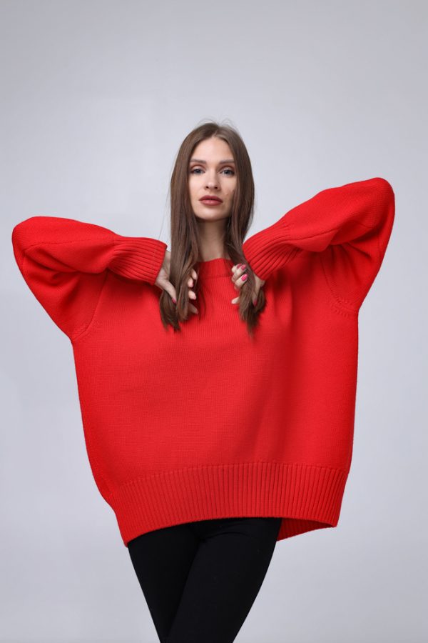 MERINO VILNAS DŽEMPERIS OVERSIZE "NIKOLE"