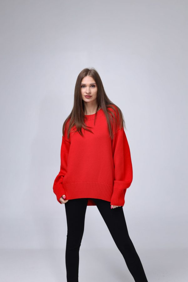 MERINO VILNAS DŽEMPERIS OVERSIZE "NIKOLE" - Image 3