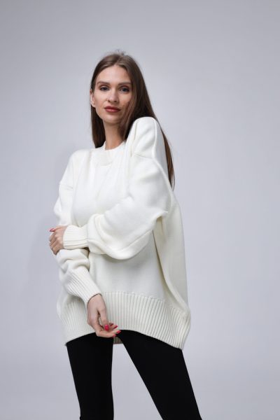 MERINO VILNAS DŽEMPERIS OVERSIZE "NIKOLE"