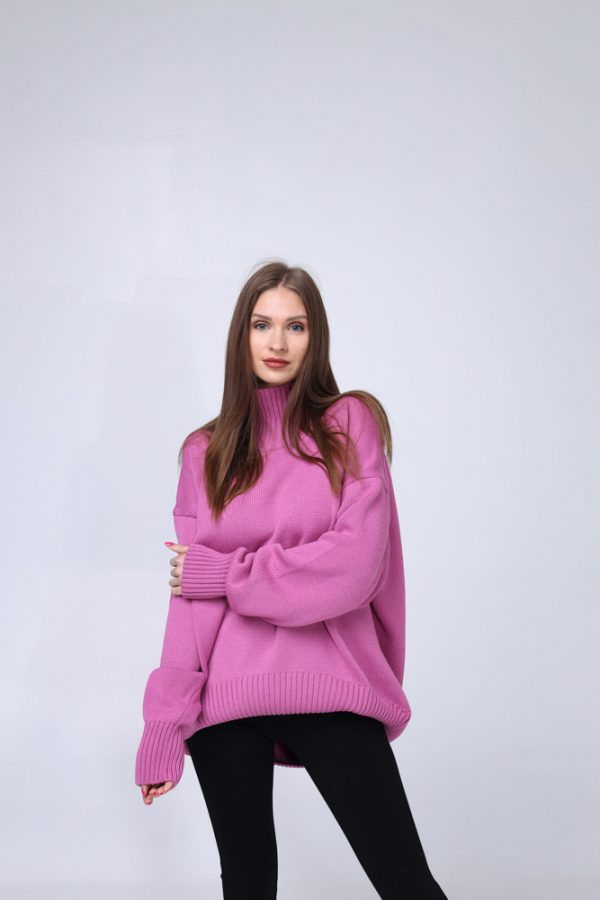 MERINO VILNAS DŽEMPERIS OVERSIZE "NIKOLE" - Image 2
