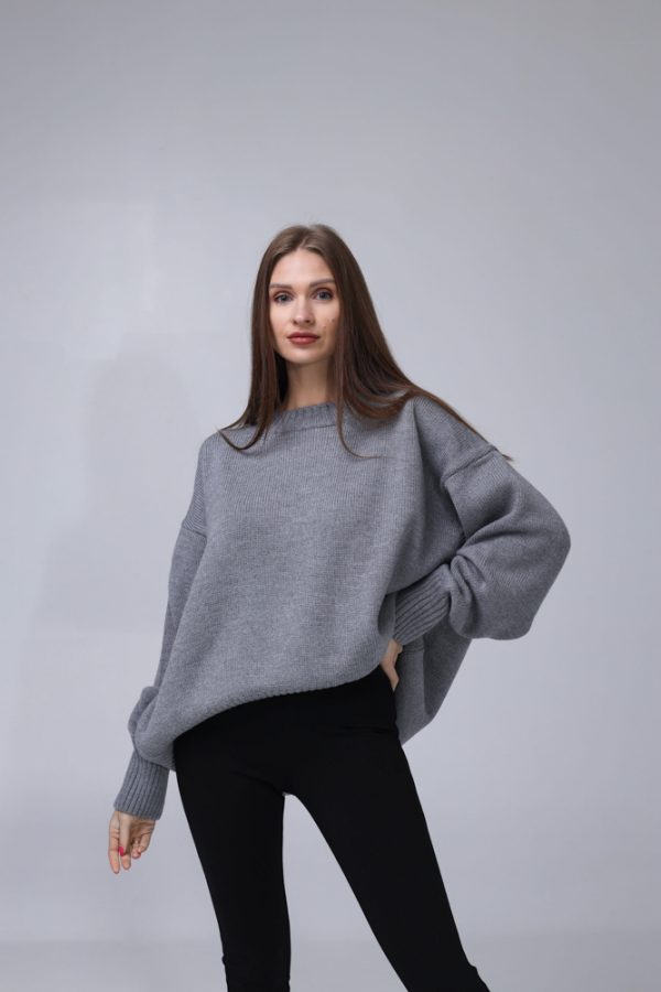 MERINO VILNAS DŽEMPERIS OVERSIZE "NIKOLE"