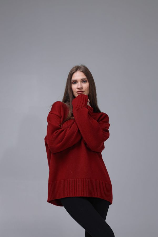 MERINO VILNAS DŽEMPERIS OVERSIZE "CLASSIC"