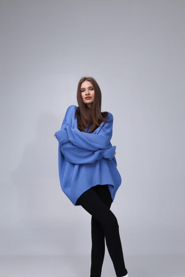 MERINO VILNAS DŽEMPERIS OVERSIZE "NIKOLE"