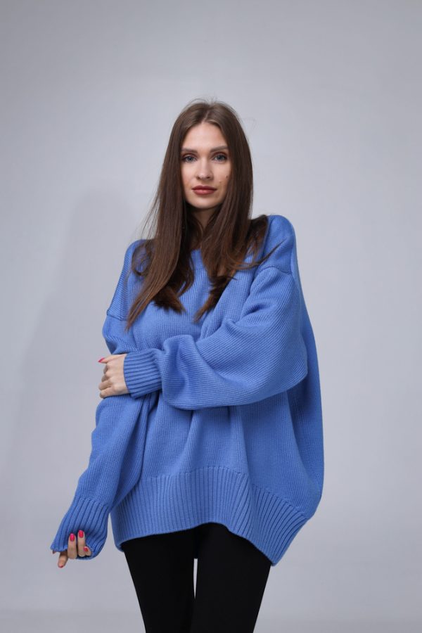 MERINO VILNAS DŽEMPERIS OVERSIZE "NIKOLE" - Image 3
