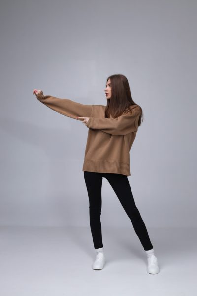 MERINO VILNAS DŽEMPERIS OVERSIZE "CLASSIC"