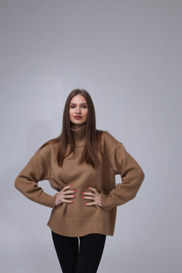 MERINO VILNAS DŽEMPERIS OVERSIZE "CLASSIC" - Image 2
