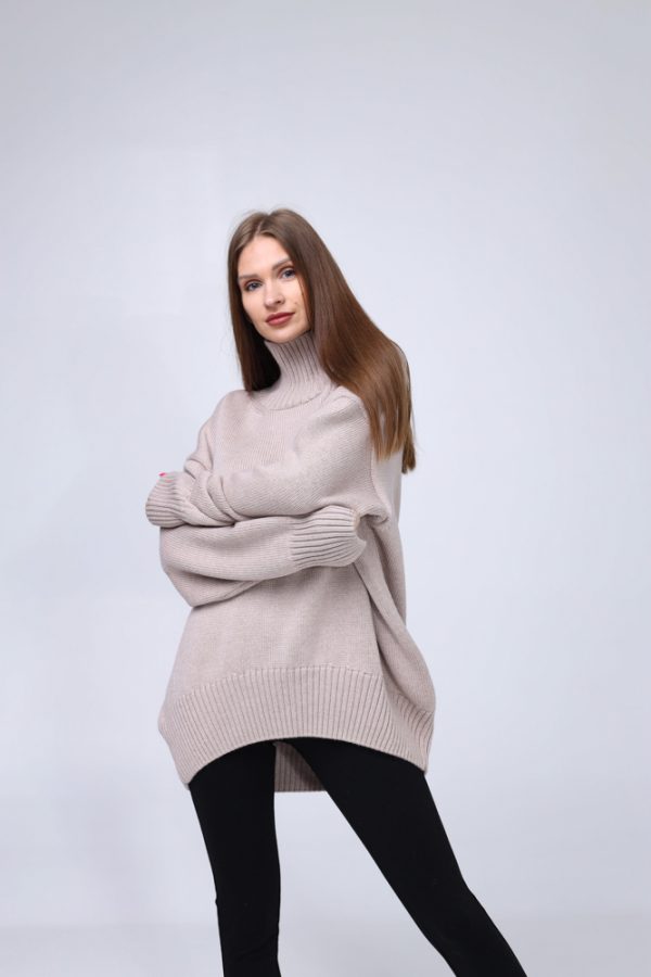 MERINO VILNAS DŽEMPERIS OVERSIZE "NIKOLE" - Image 6