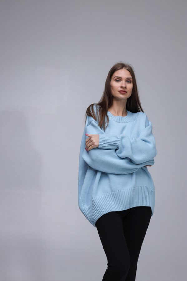 MERINO VILNAS DŽEMPERIS OVERSIZE "NIKOLE" - Image 3