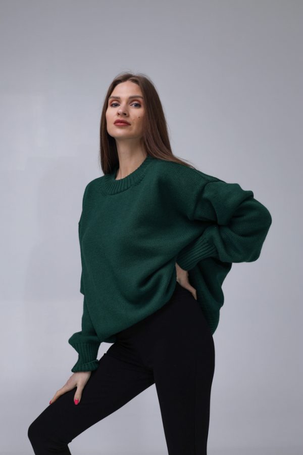 MERINO VILNAS DŽEMPERIS OVERSIZE "NIKOLE" - Image 4