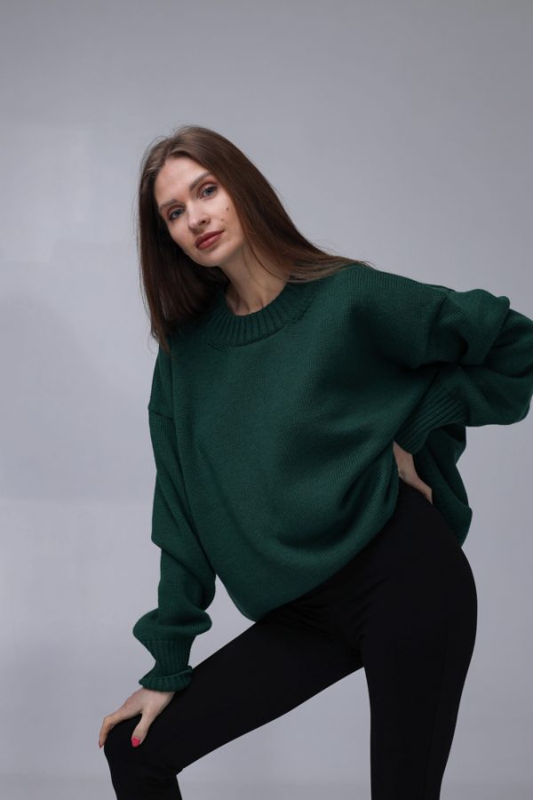 MERINO VILNAS DŽEMPERIS OVERSIZE "NIKOLE" - Image 3