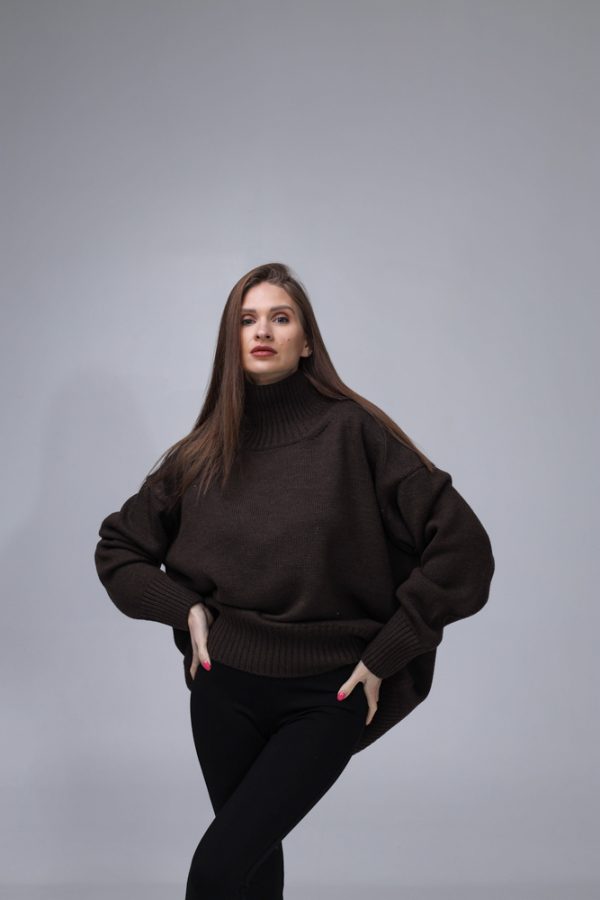 MERINO VILNAS DŽEMPERIS OVERSIZE "NIKOLE"