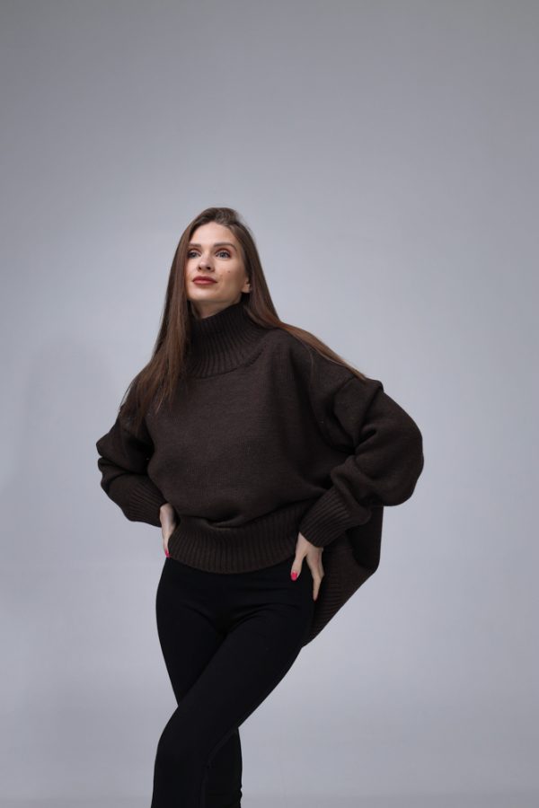 MERINO VILNAS DŽEMPERIS OVERSIZE "NIKOLE" - Image 4
