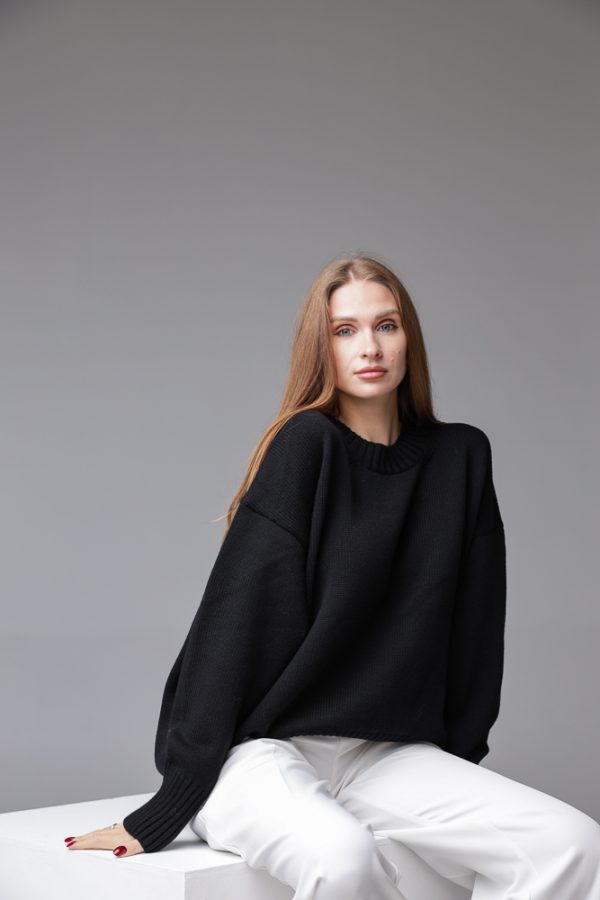 MERINO VILNAS DŽEMPERIS OVERSIZE “NIKOLE”