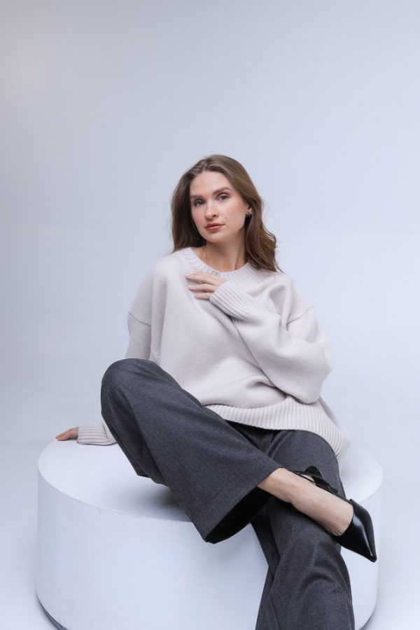 MERINO VILNAS DŽEMPERIS OVERSIZE “NIKOLE”