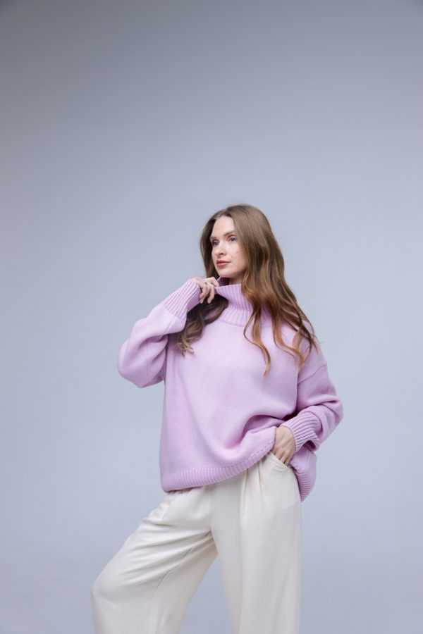 MERINO VILNAS DŽEMPERIS OVERSIZE "NIKOLE" - Image 4